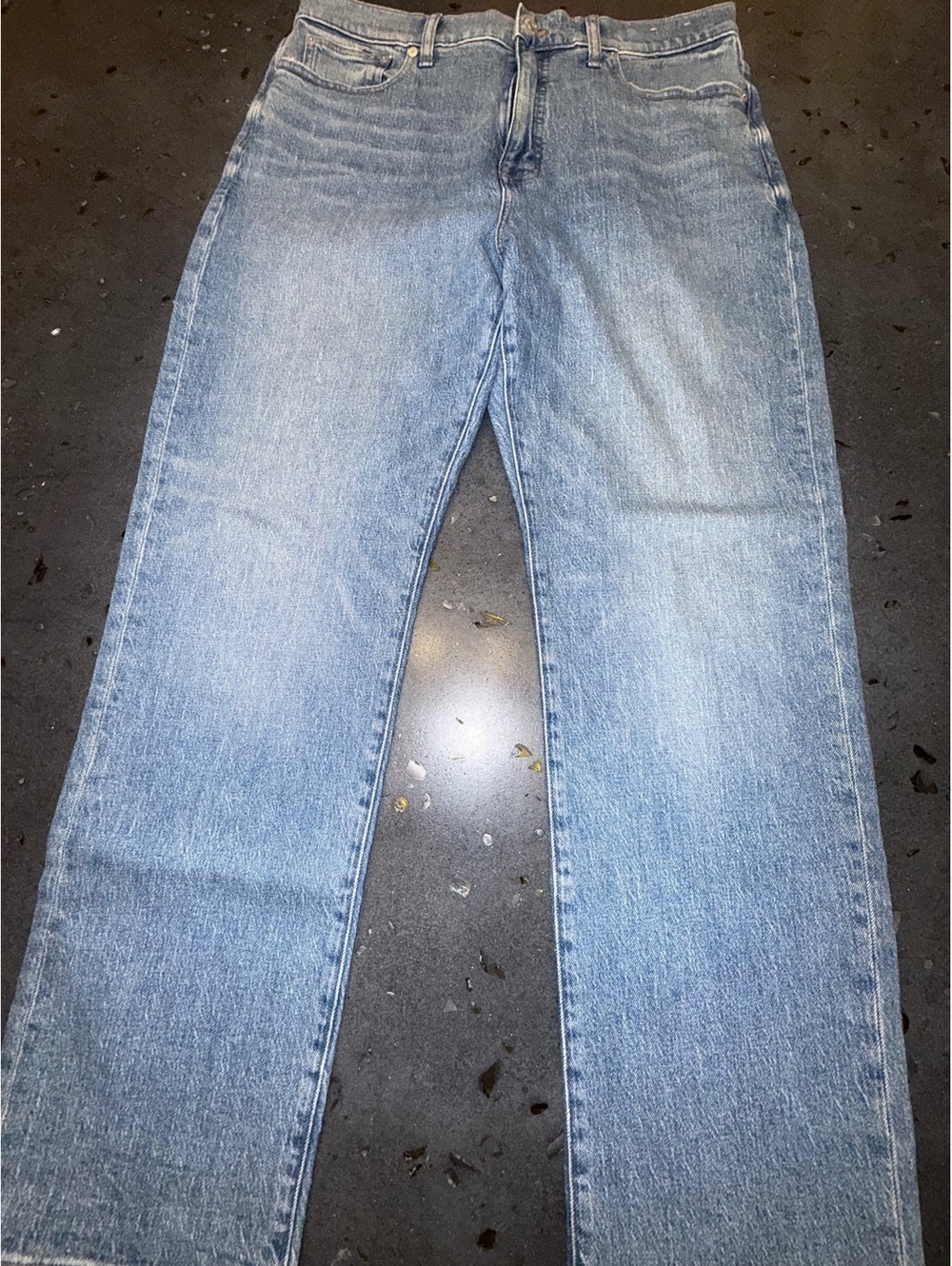 Madewell Stovepipe Jeans Size 31 Light Blue Denim